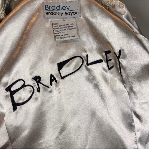 EUC Bradley Bayou Embellished Leather Jacket - Picture 8 of 9